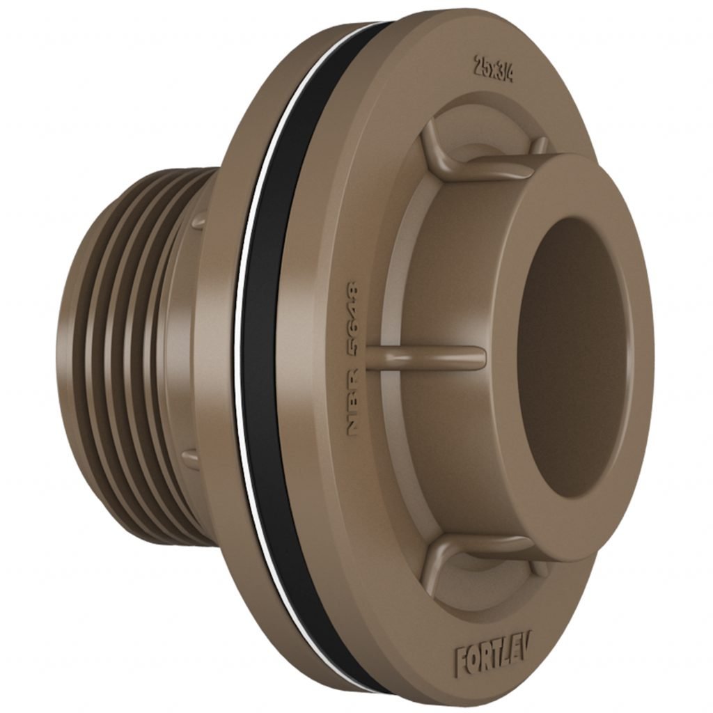 Adaptador Soldavel com Anel para Caixa dAgua