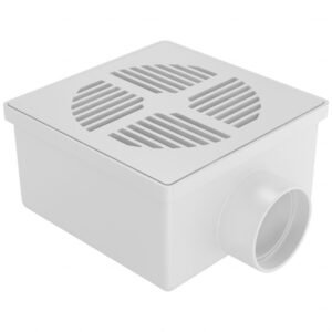 Ralo Quadrado Seco 100 x 52 x 40mm