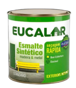 ESMALTE SINTETICO PRETO 3,6L EUCALAR