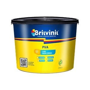 Tinta brilvilnil pva branco neve 16 litros
