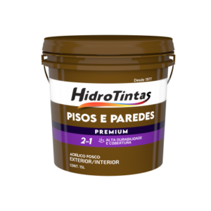 Tinta Acrílica Premium Pisos E Paredes Hidrotintas 15L
